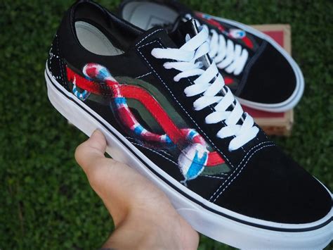 vans old skool gucci snake